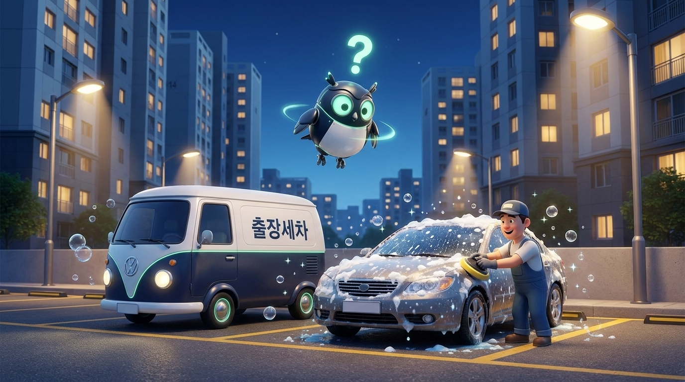 문이 없는 가게 — 출장세차의 역전